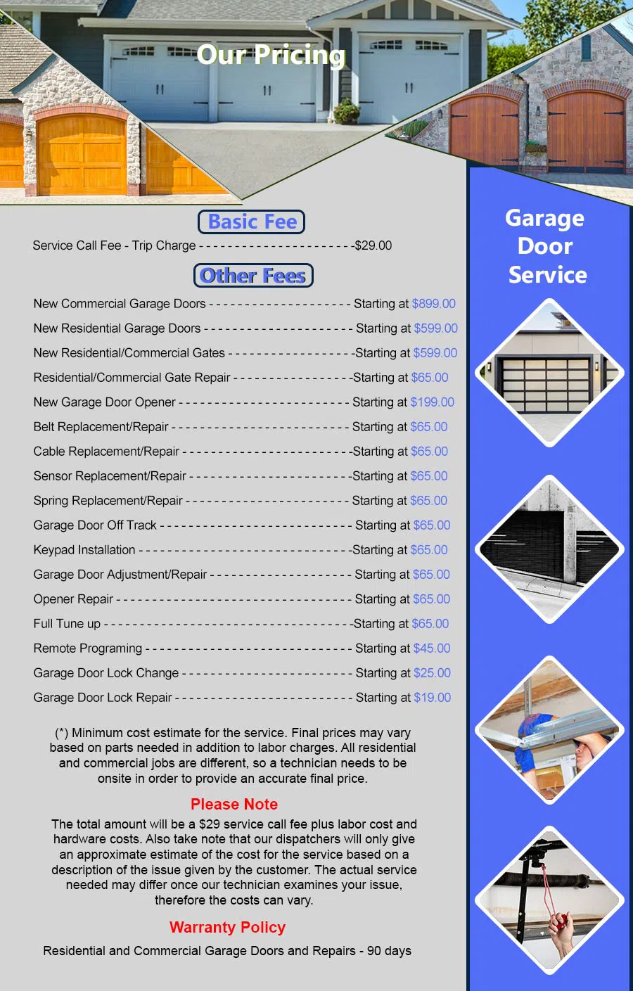 Metro Garage Door Service Houston, TX 713-766-8994